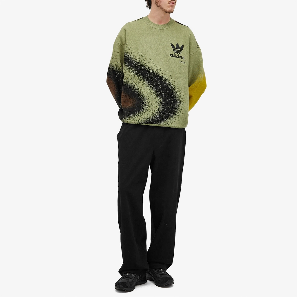 Adidas Originals x SFTM Knitted Sweat Tent Green